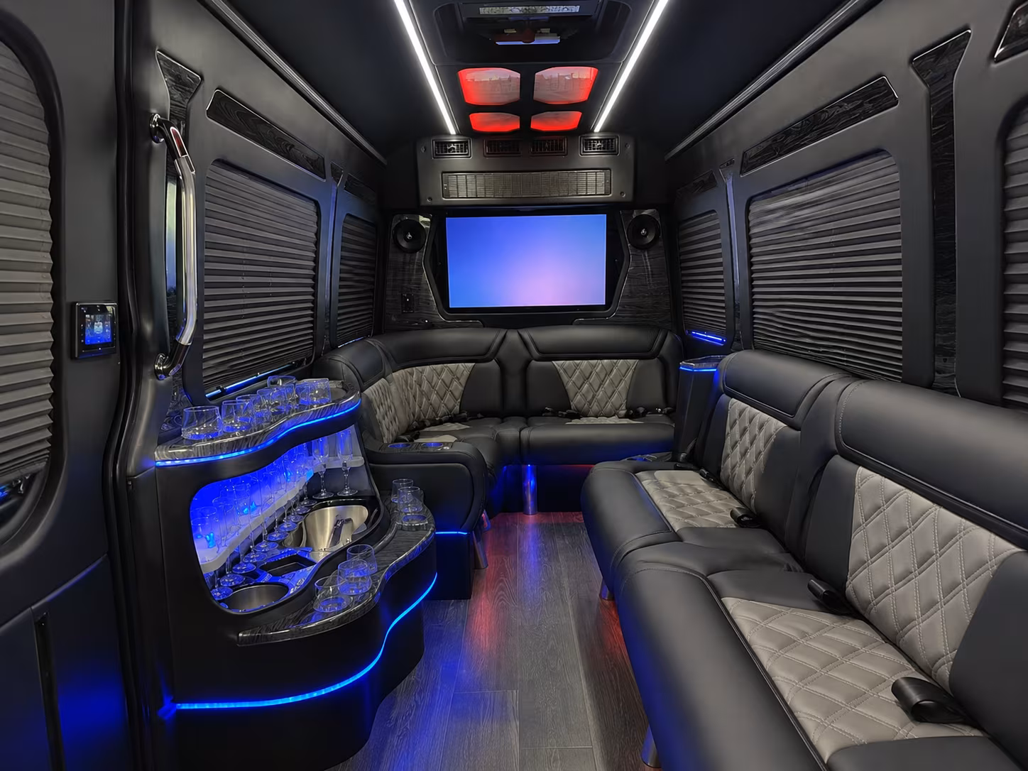 bachelor and bachelorette party sprinter van rentals in huntington beach