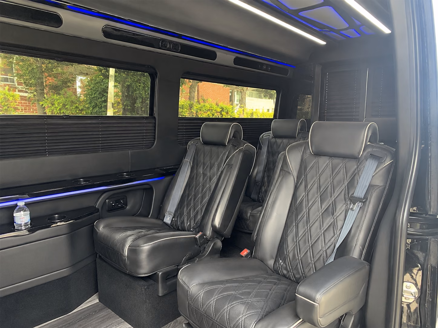 huntington beach 10 passenger sprinter van inside