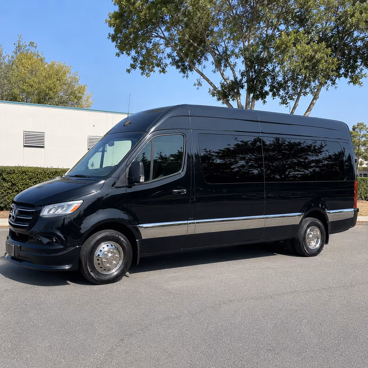 huntington beach 20 passenger sprinter van