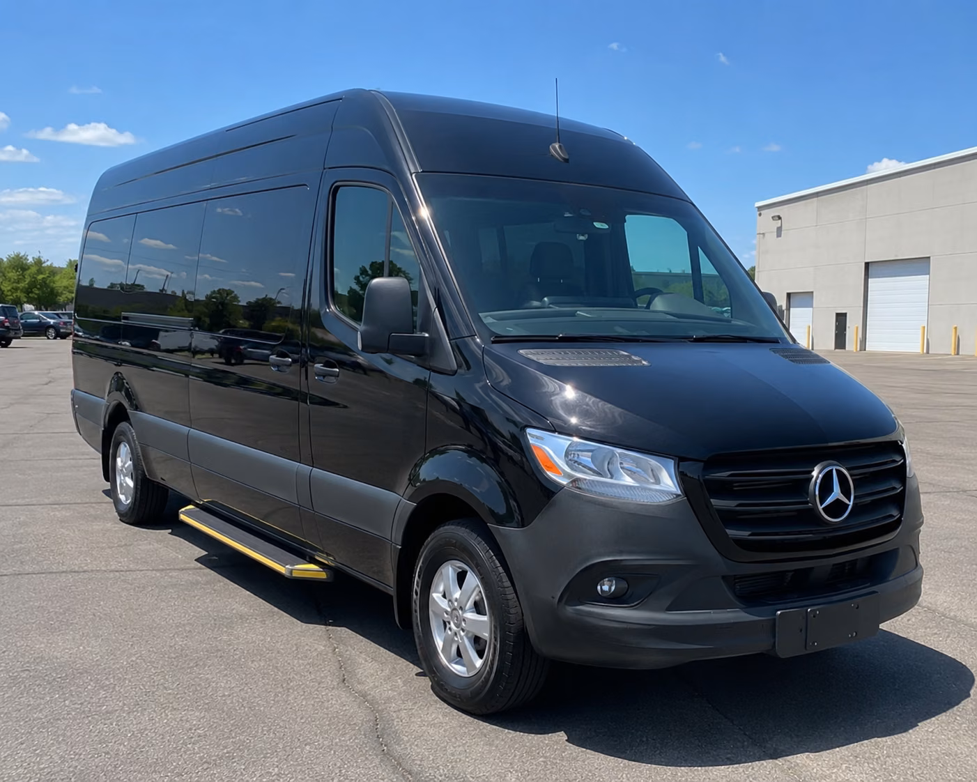sprinter van transportation for bands groups and vip groups traveling to and from huntington beach events