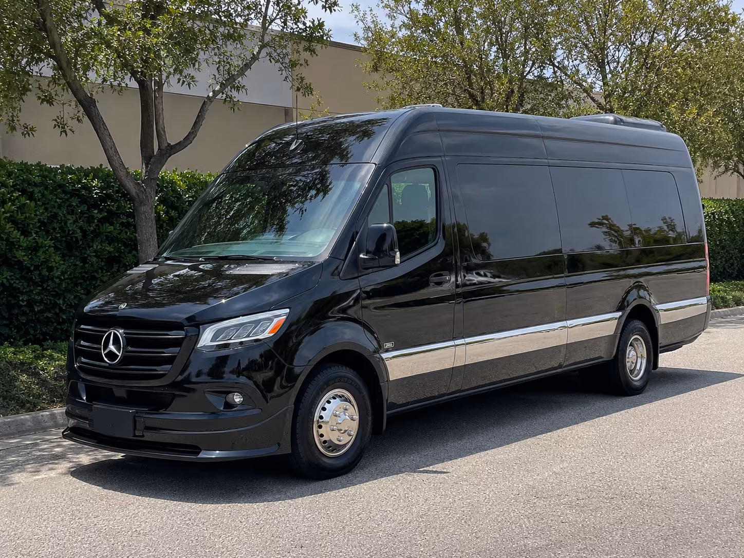 sprinter van transportation for prom groups from huntington beach high schools